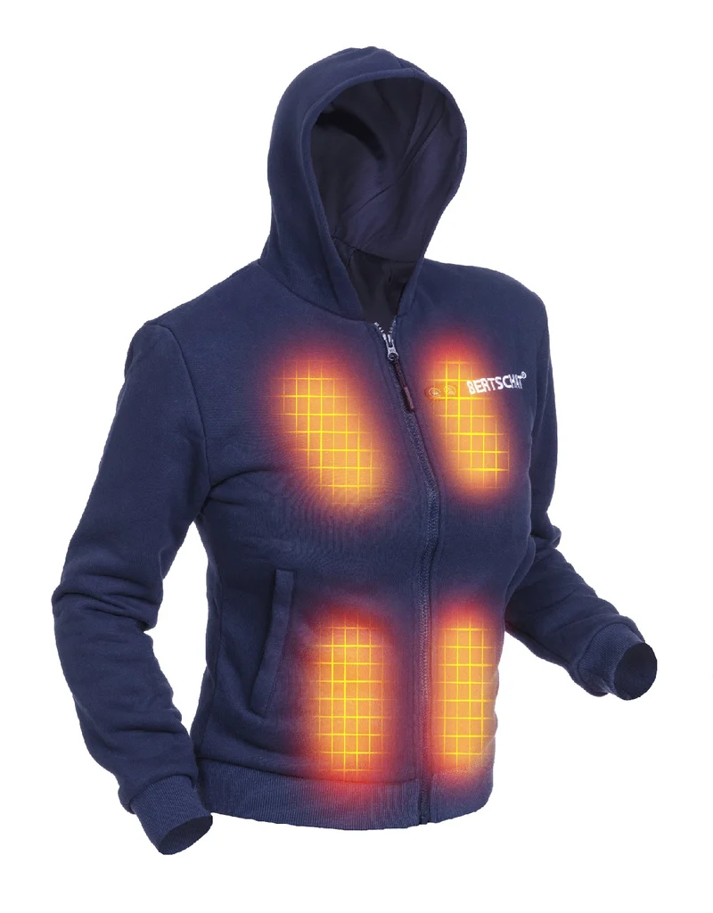 Women’s Heated Hoodie – Dual Heating - Navy Blue