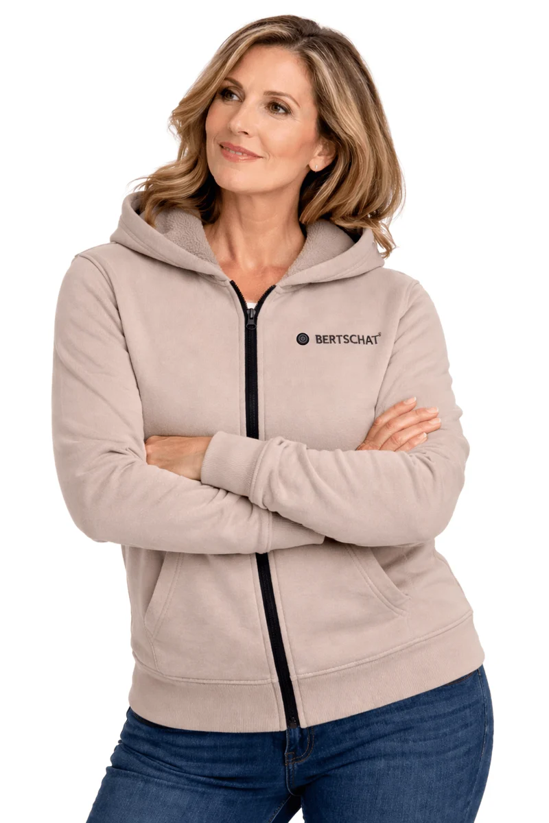 Women’s Heated Hoodie – Single Heating - Beige