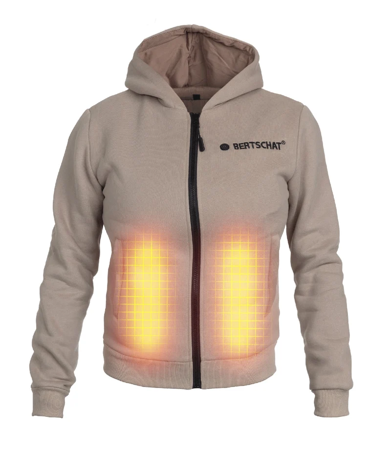 Women’s Heated Hoodie – Single Heating - Beige