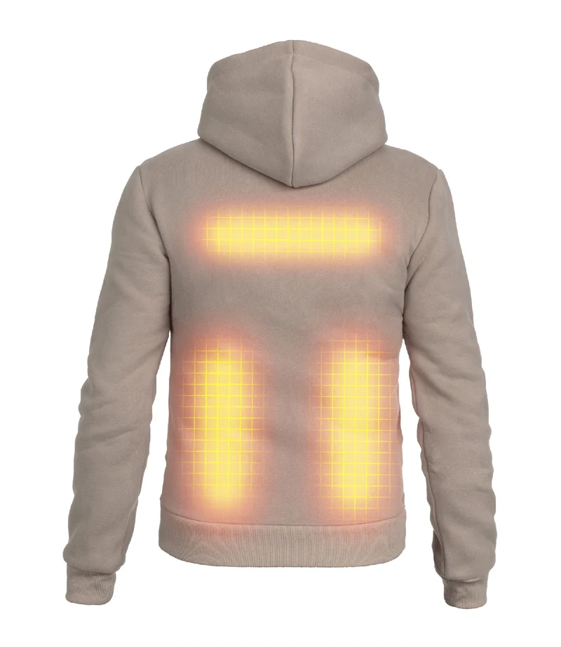 Women’s Heated Hoodie – Single Heating - Beige