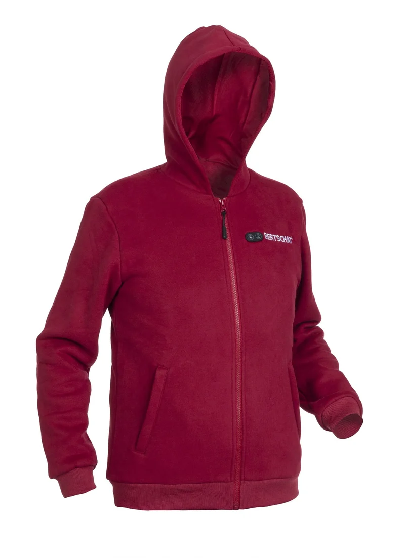 Men’s Heated Hoodie – Dual Heating - Burgundy