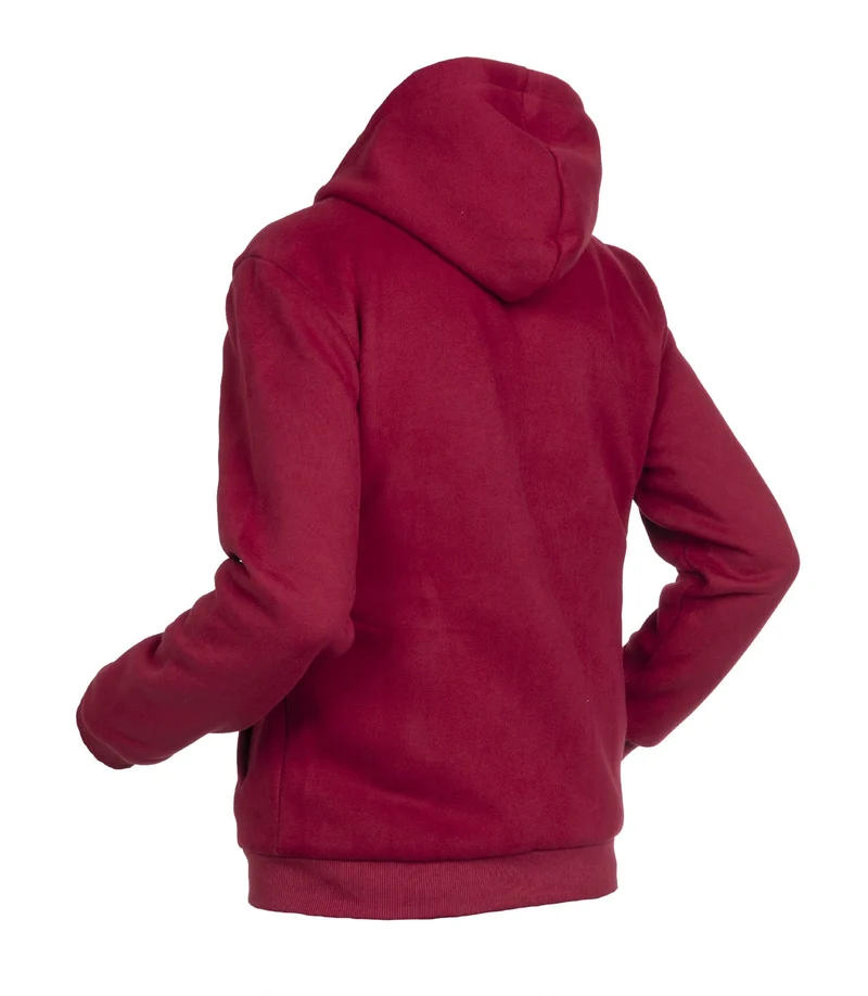 Men’s Heated Hoodie – Dual Heating - Burgundy
