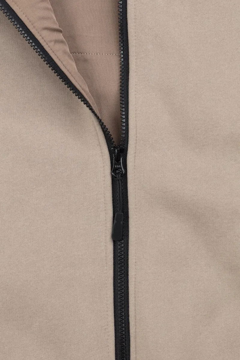 Men’s Heated Hoodie – Dual Heating - Beige