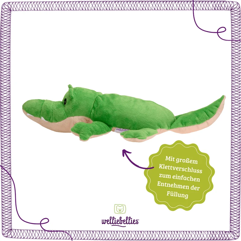 Krokodil Wärmekuscheltier