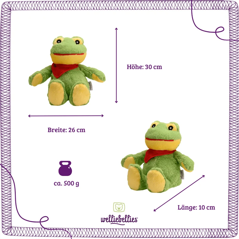 Frosch Wärmekuscheltier