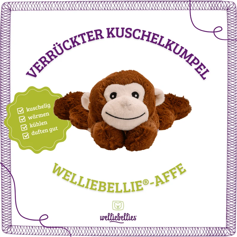 Affe Wärmekuscheltier