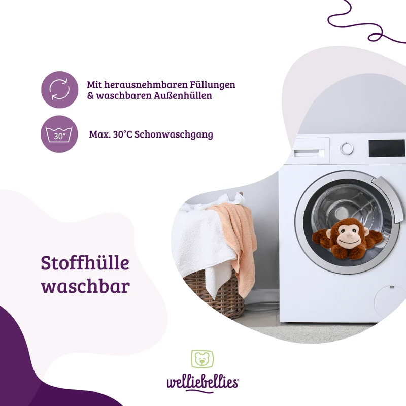 Affe Wärmekuscheltier