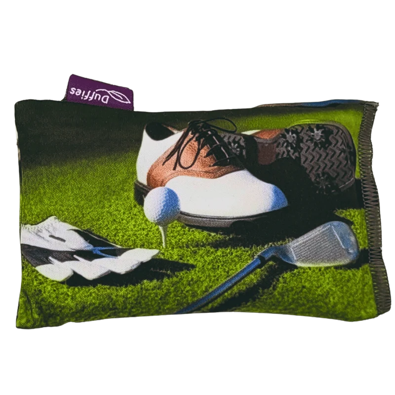 DUFFIES® Anti-Geruchs-Kissen Motiv Golfschläger – für Golfschuhe