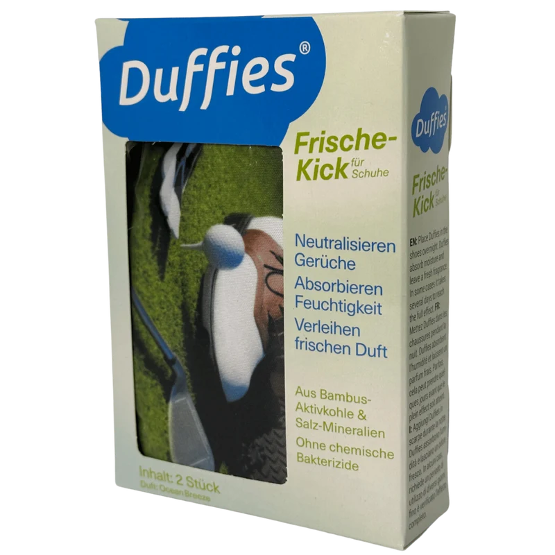 DUFFIES® Anti-Geruchs-Kissen Motiv Golfschläger – für Golfschuhe