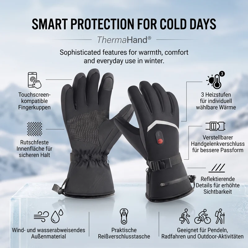 ThermaHand® – Beheizbare Handschuhe für warme & komfortable Hände