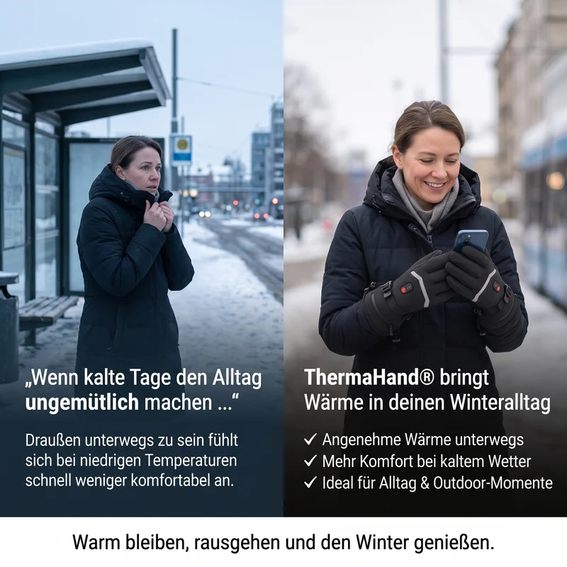 ThermaHand® – Beheizbare Handschuhe für warme & komfortable Hände