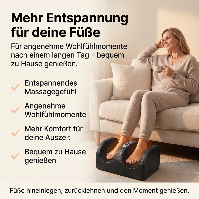 VibraFeet® – Fußmassagegerät mit wohltuender Massage & Entspannung