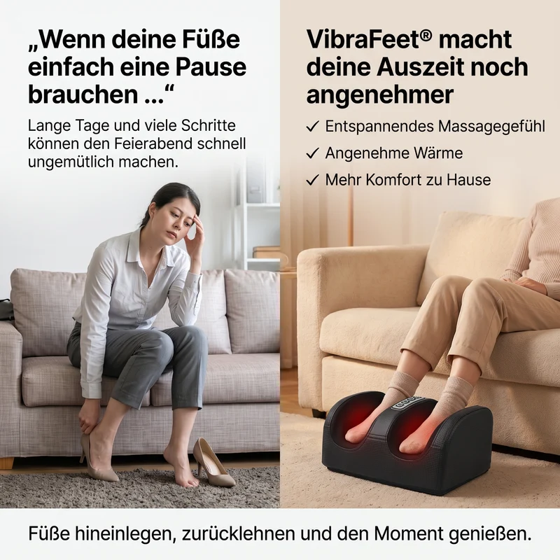 VibraFeet® – Fußmassagegerät mit wohltuender Massage & Entspannung