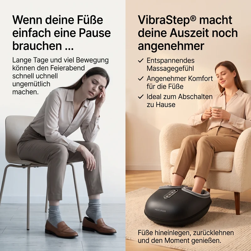 VibraStep® – Fußmassagegerät für entspannende Massage & Komfort im Alltag