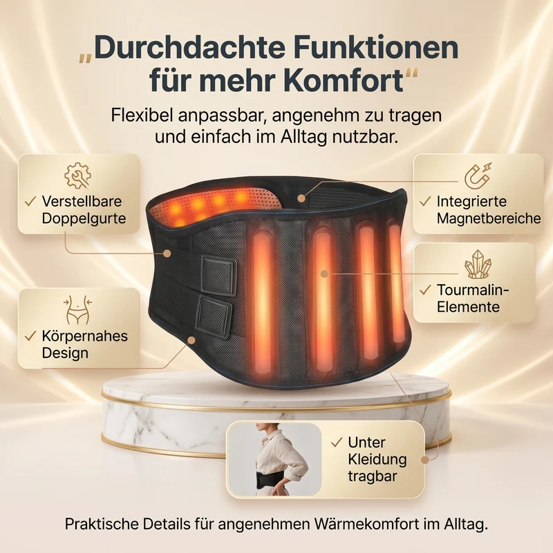 ThermaBelt® – Heizgürtel für wohltuende Wärme an Bauch & Rücken