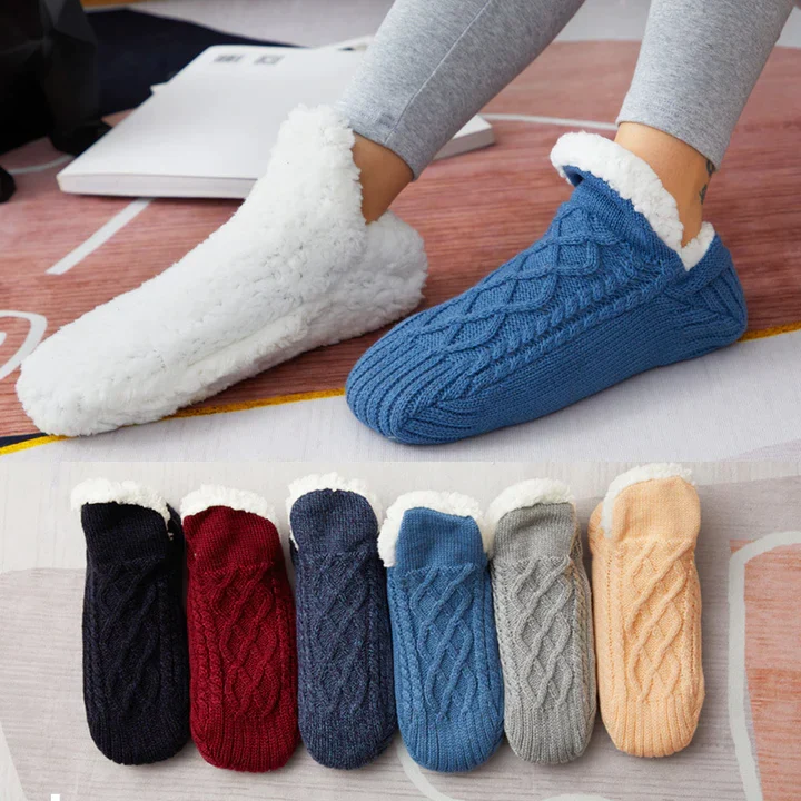 Kuschelsocken mit Baumwollfutter