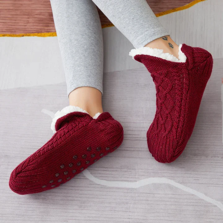 Kuschelsocken mit Baumwollfutter