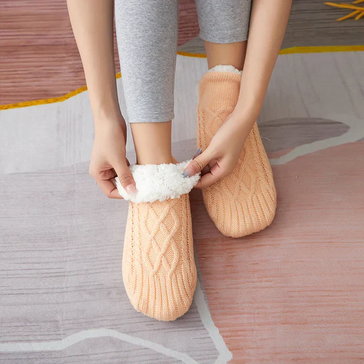 Kuschelsocken mit Baumwollfutter