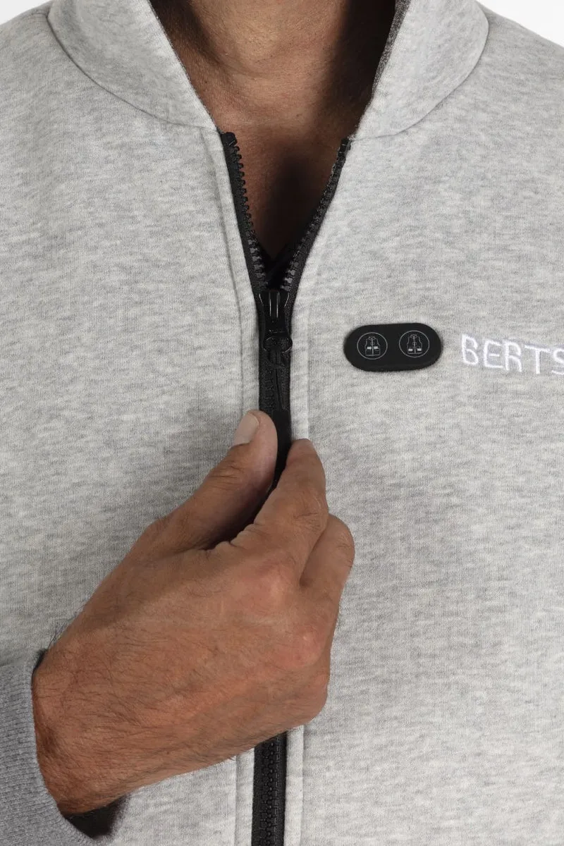Men’s Heated Hoodie – Dual Heating - Grey