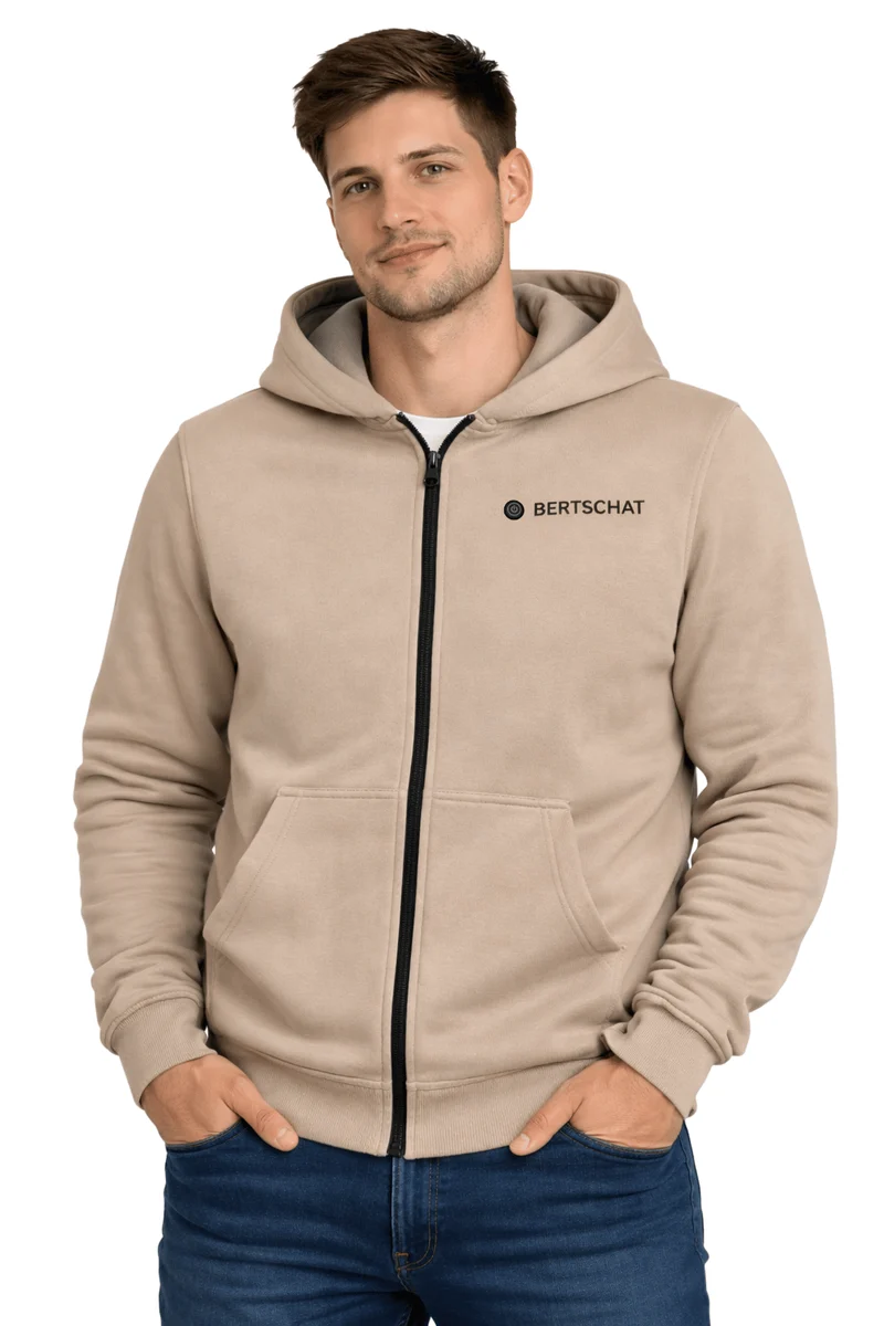 Men’s Heated Hoodie – Single Heating - Beige