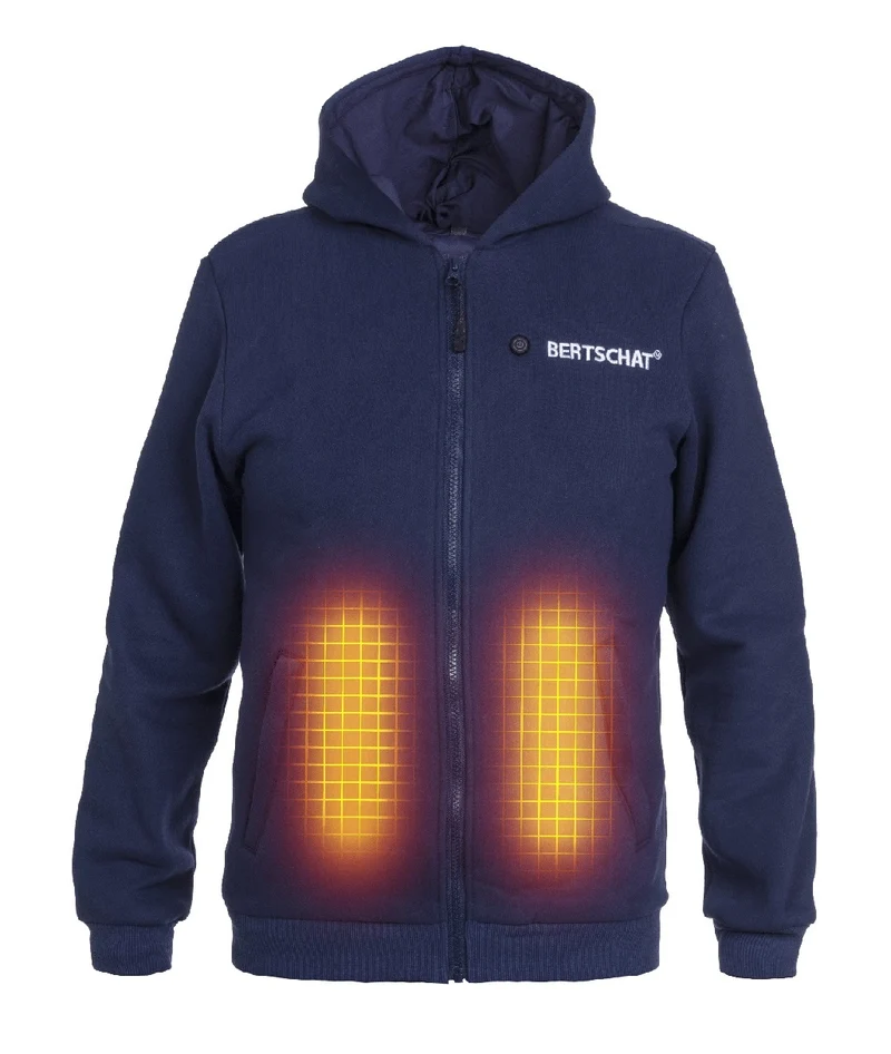 Men’s Heated Hoodie – Single Heating - Navy Blue