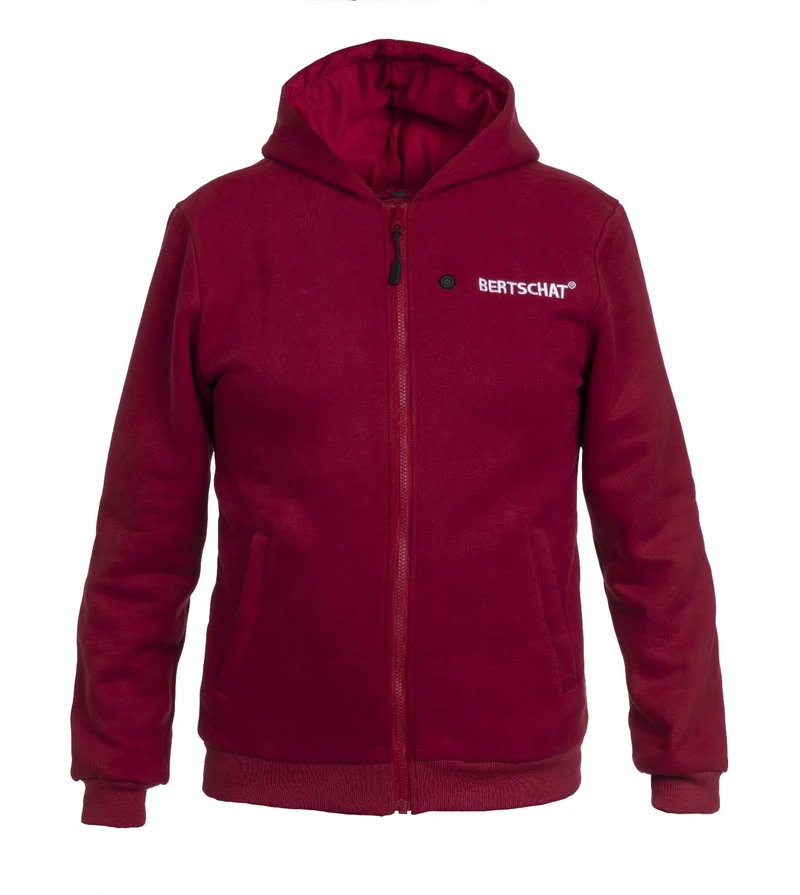 Men’s Heated Hoodie – Single Heating - Burgundy