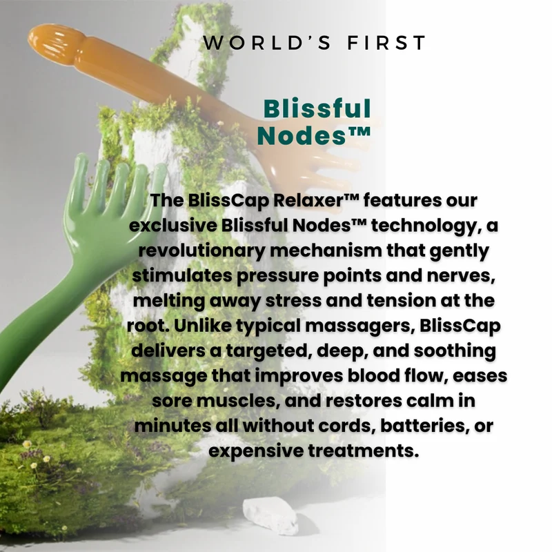 BlissCap Relaxer™ Kopfmassagegerät