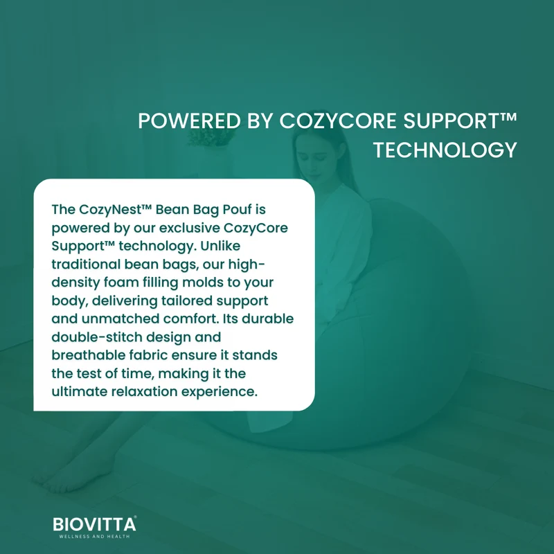 CozyNest™ Sitzsack Pouf