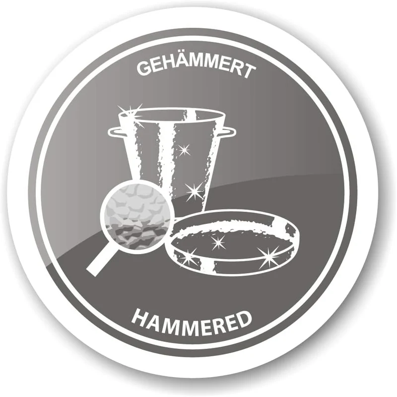 Weinkühler Capri mit Ständer (H 83 cm, Ø 22 cm), Edelstahl doppelwandig, gemustert, mit Griffen, für 1 Flasche – Sektkühler, Flaschenkühler stehend, Champagnerkühler, Getränkekühler, Barzubehör