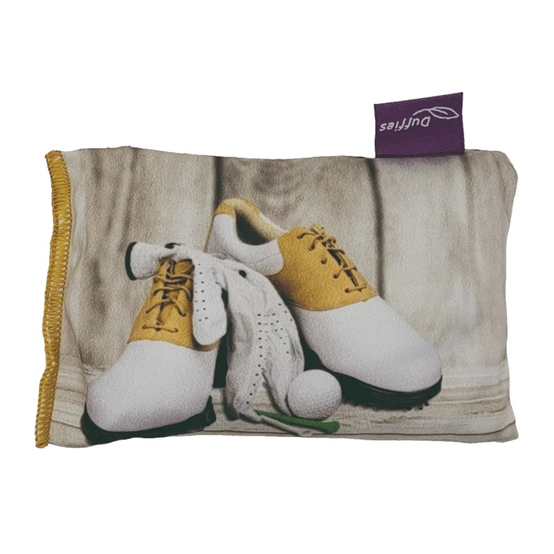 DUFFIES® Anti-Geruchs-Kissen Motiv Grünes Tees – für Golfschuhe