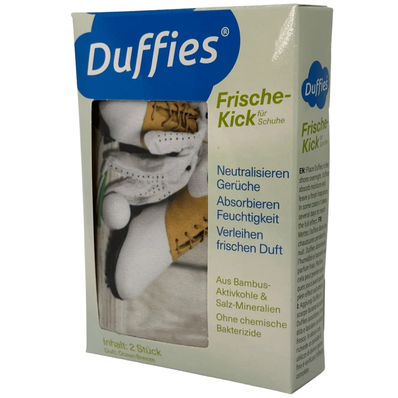 DUFFIES® Anti-Geruchs-Kissen Motiv Grünes Tees – für Golfschuhe