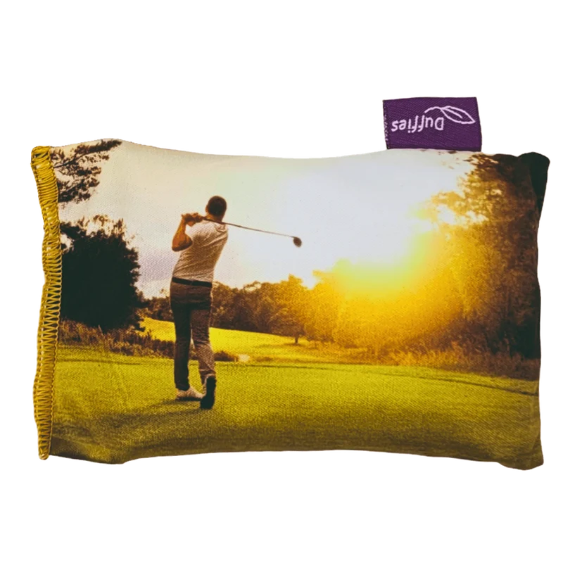 DUFFIES® Anti-Geruchs-Kissen Motiv Abschlag – für Golfschuhe