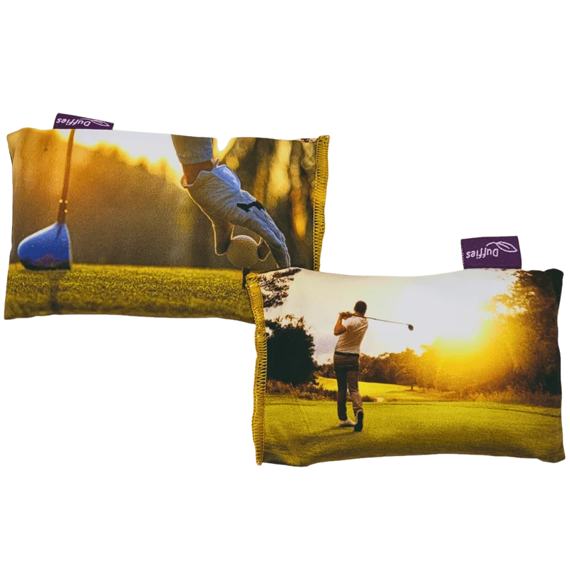 DUFFIES® Anti-Geruchs-Kissen Motiv Abschlag – für Golfschuhe