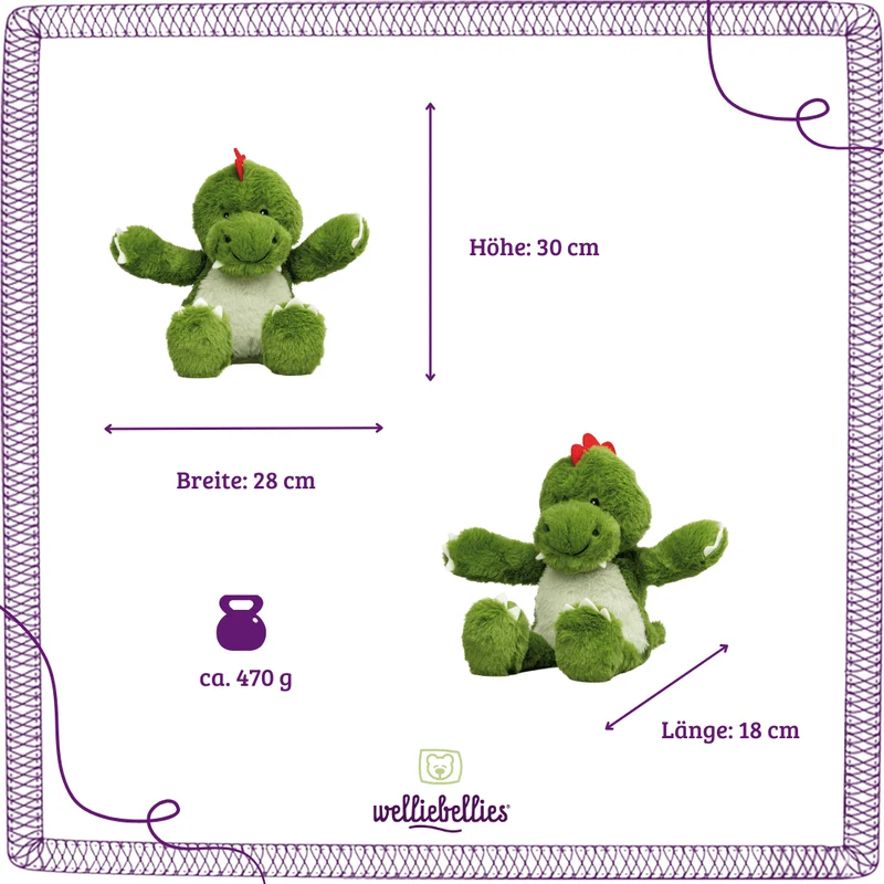 Dinosaurier Wärmekuscheltier