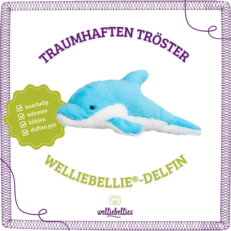 Delfin Wärmekuscheltier