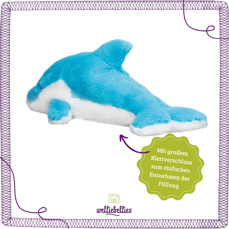 Delfin Wärmekuscheltier