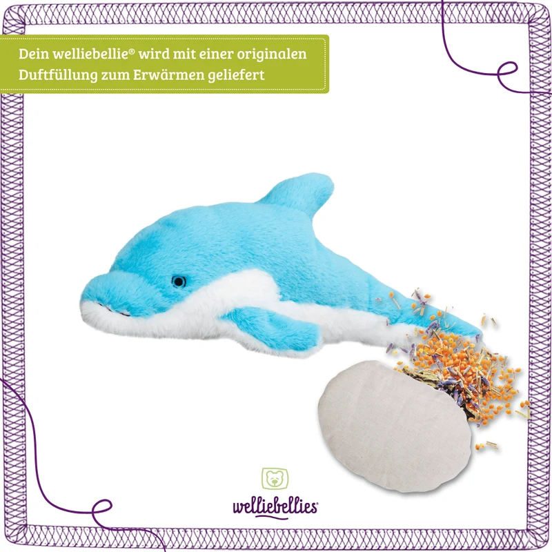 Delfin Wärmekuscheltier