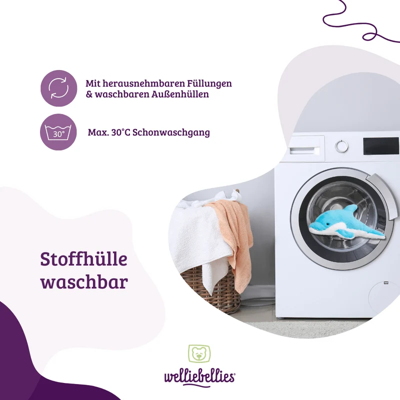 Delfin Wärmekuscheltier