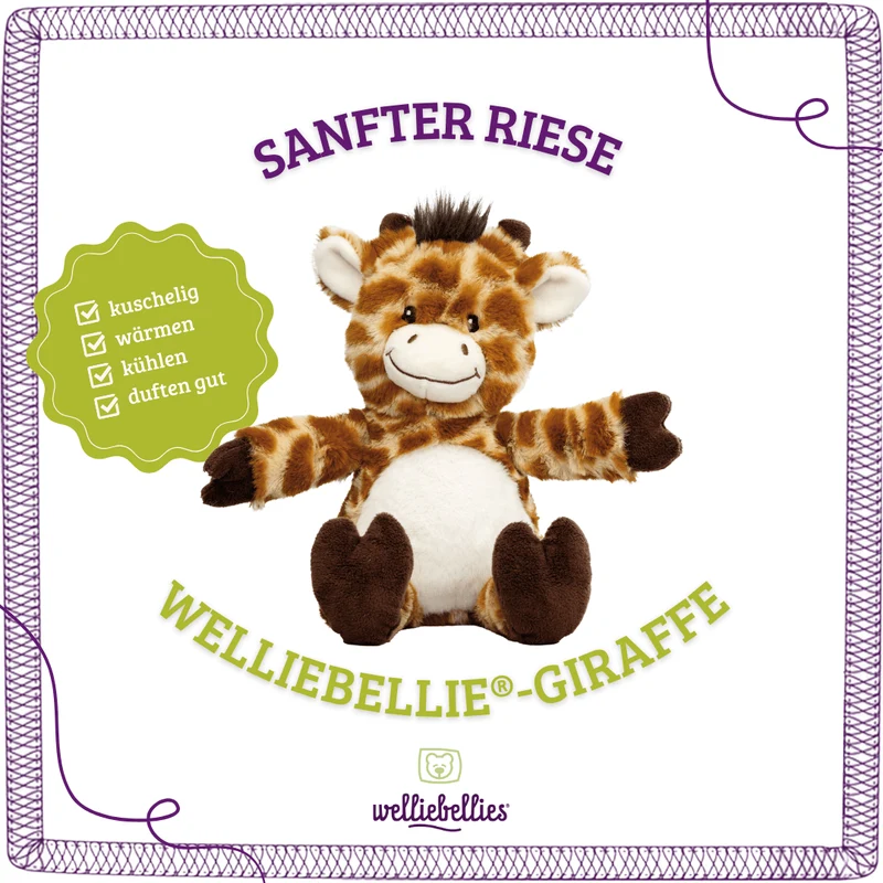 Giraffe "Gudrun" Wärmekuscheltier