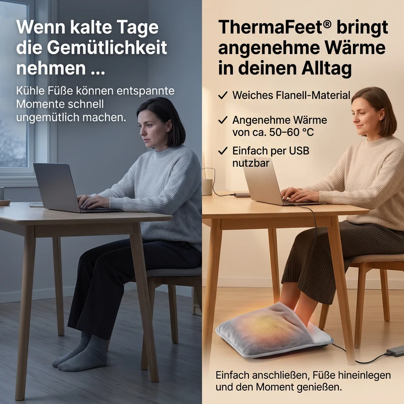 ThermaFeet® – Fußwärmer für wohltuende Wärme im Alltag