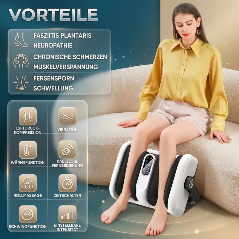 FootLuxe® – Premium-Fußmassagegerät mit Wärme & entspannender Massage