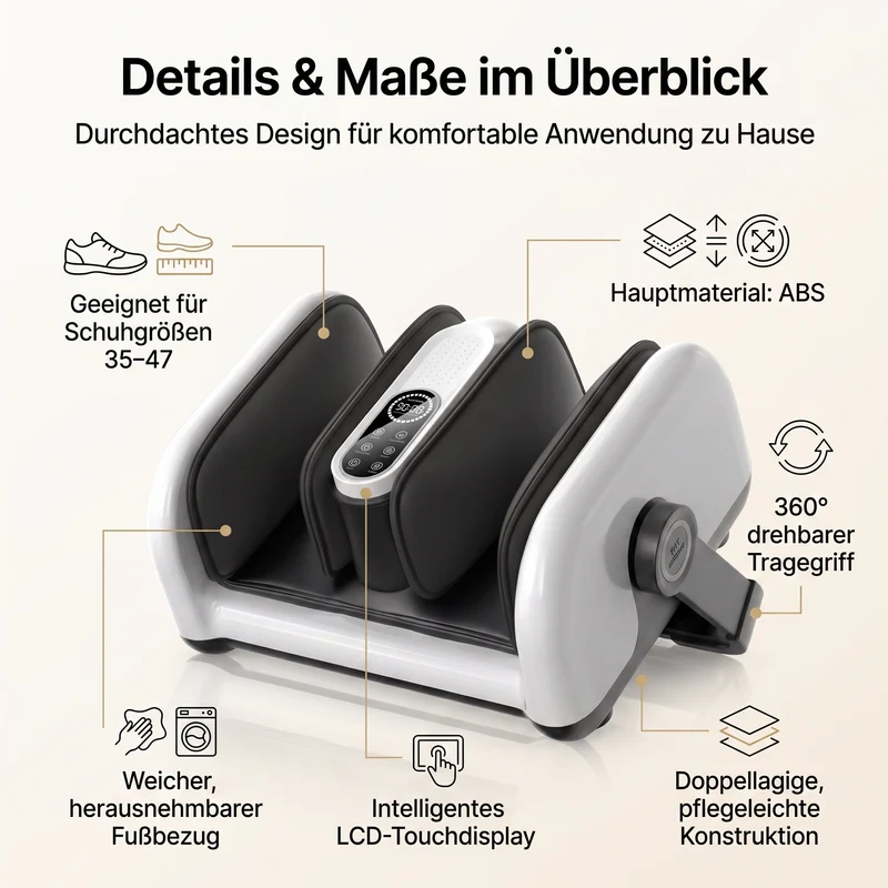 FootLuxe® – Premium-Fußmassagegerät mit Wärme & entspannender Massage