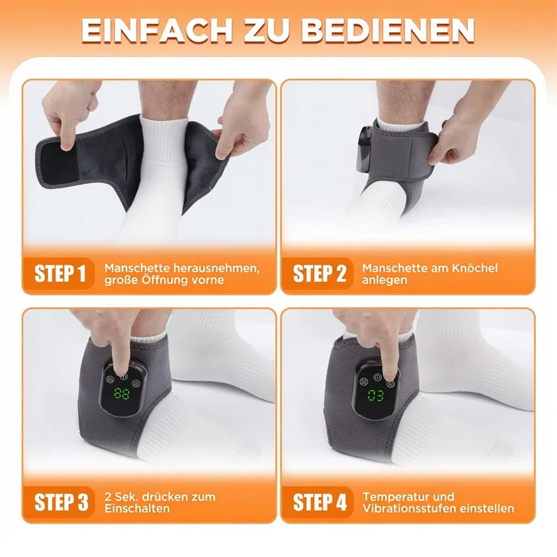 ThermaStep® – Fußmassagegerät mit Rotlicht-Wärme