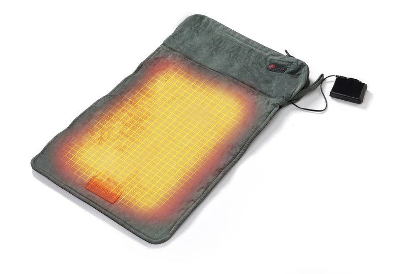 Heated Cushion 50 x 30 cm | USB - Black & Green