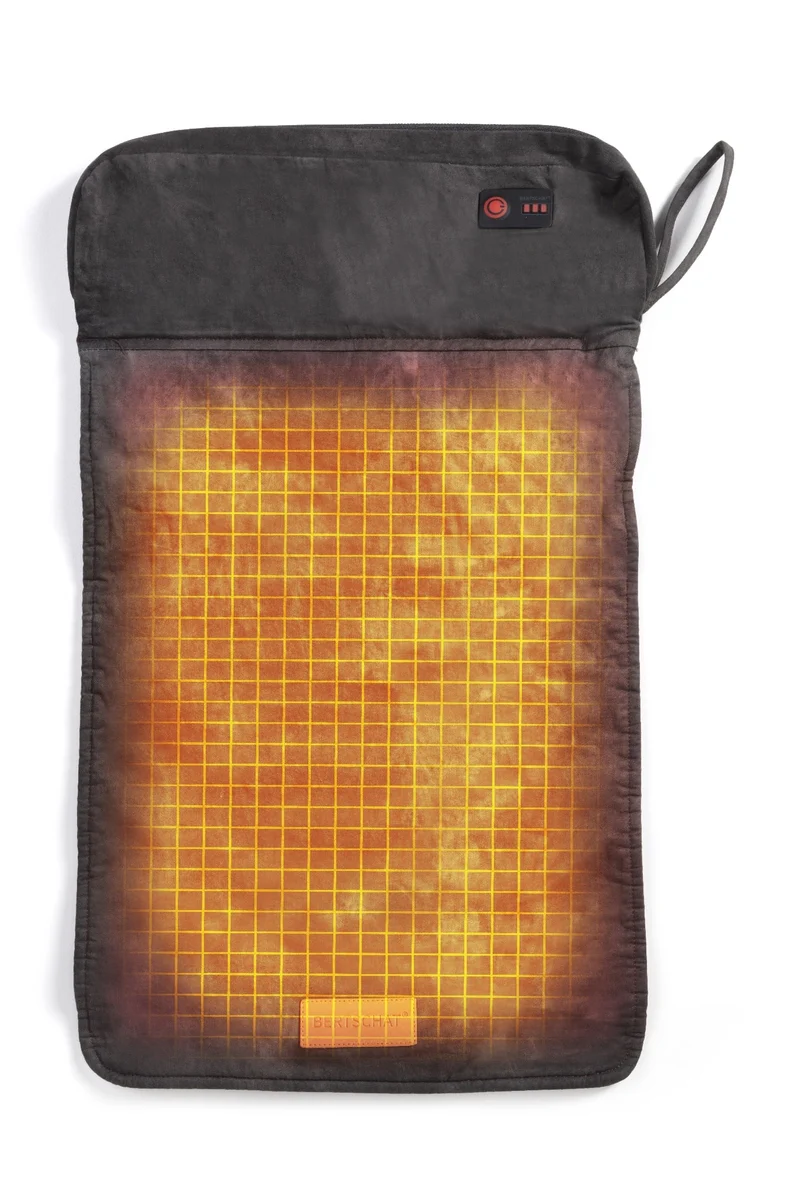Heated Cushion 50 x 30 cm | USB - Black & Green