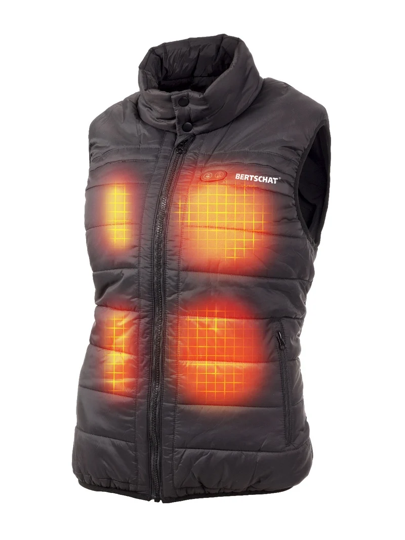 Women's Padded Heated Body Warmer- Dual Heating