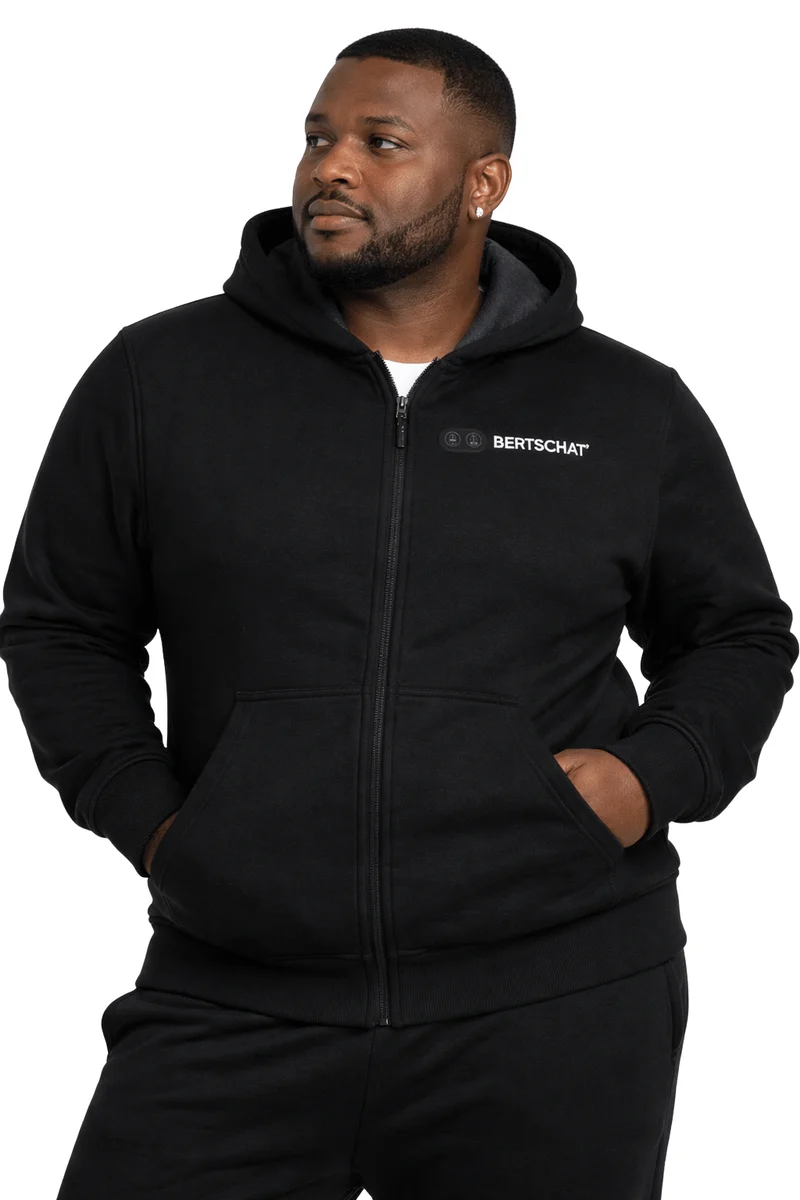 Men’s Heated Hoodie – Dual Heating - Black
