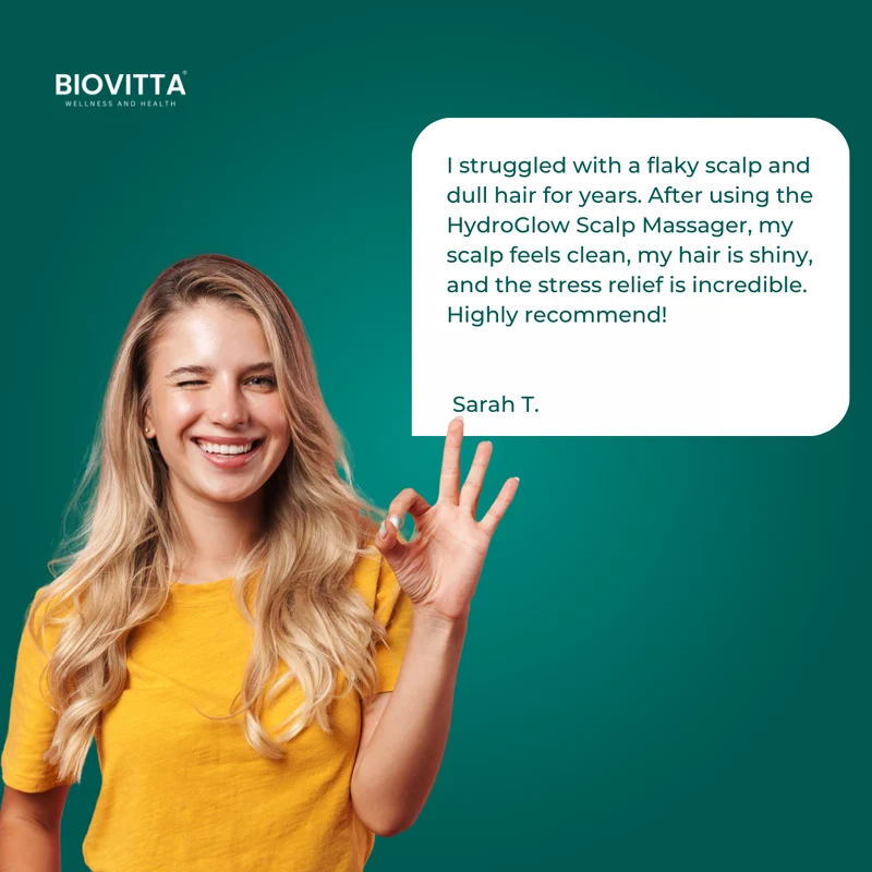 HydroGlow™ Kopfhaut-Massagegerät
