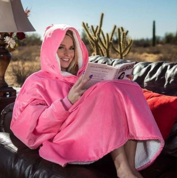 Deckenpullover – Innenseite aus Fleece