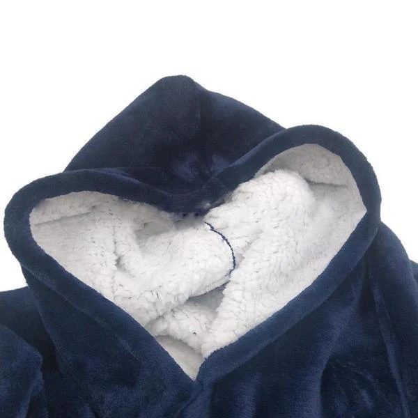 Deckenpullover – Innenseite aus Fleece